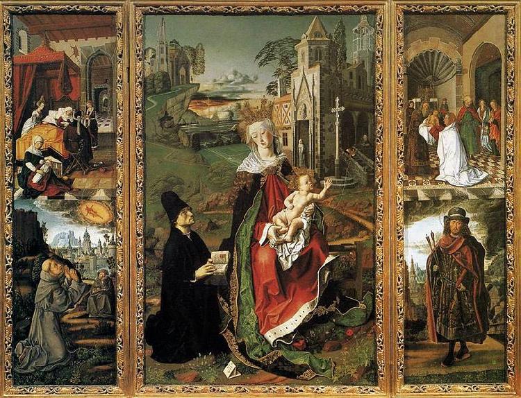 Bartolome Bermejo Retable of the Virgin of Montserrat china oil painting image
